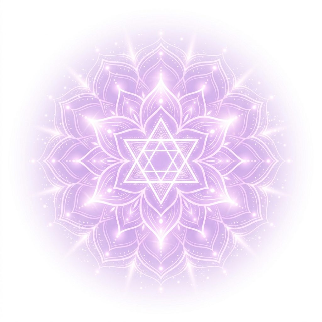 Glowing Purple Chakra